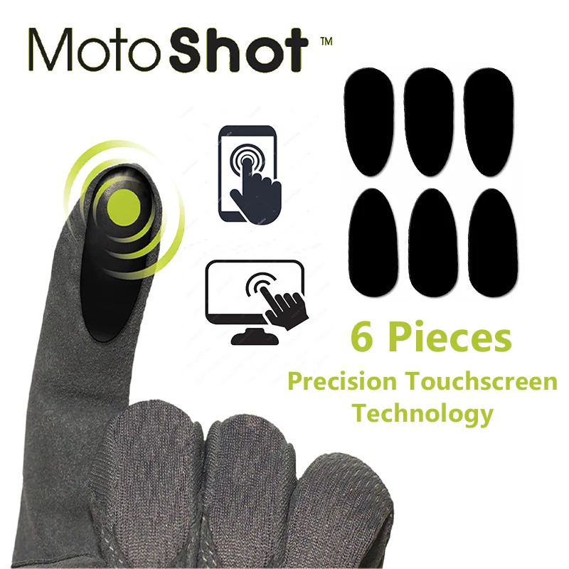 Motoshot leitfähige Touchscreen-Aufkleber für Handschuhe