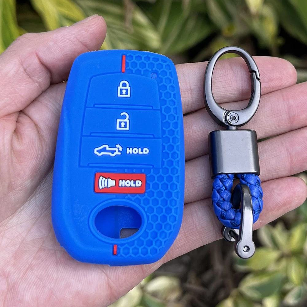 Premium Silicone Car Key Case Accessory - Durable & Stylish Protection Cover