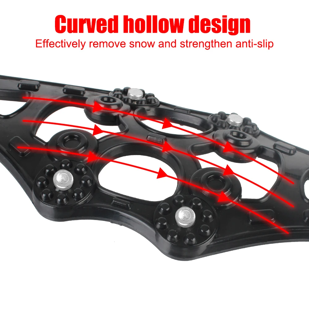 Double buckle TPU Chains Snow Snap Skid Wheel chains Adjustable 1pcs/set Winter Roadway Safety Tire Car Anti-skid Safety