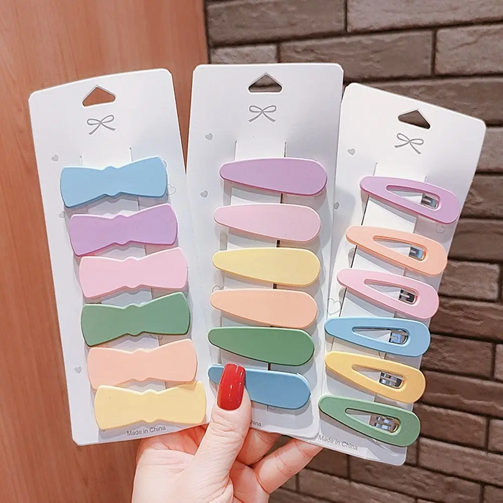 

Children BB Clip Candy Color Star Water Drop DIY Hairpin Set Female Hair Accessories Korean Style Headwear Girl Hair Clip