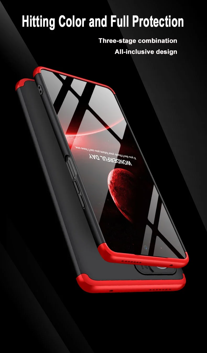 Shockproof Armor Plastic Case For Xiaomi Mi 11T Pro Full Protection 3 in 1 Hard