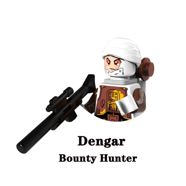 Disney Bounty Hunter Zuckuss IG-88 Building Blocks M-OC Hunter Droid Brick Dengar Fennec Shand Din Djarin Action Figure Kids Toy N-PG749