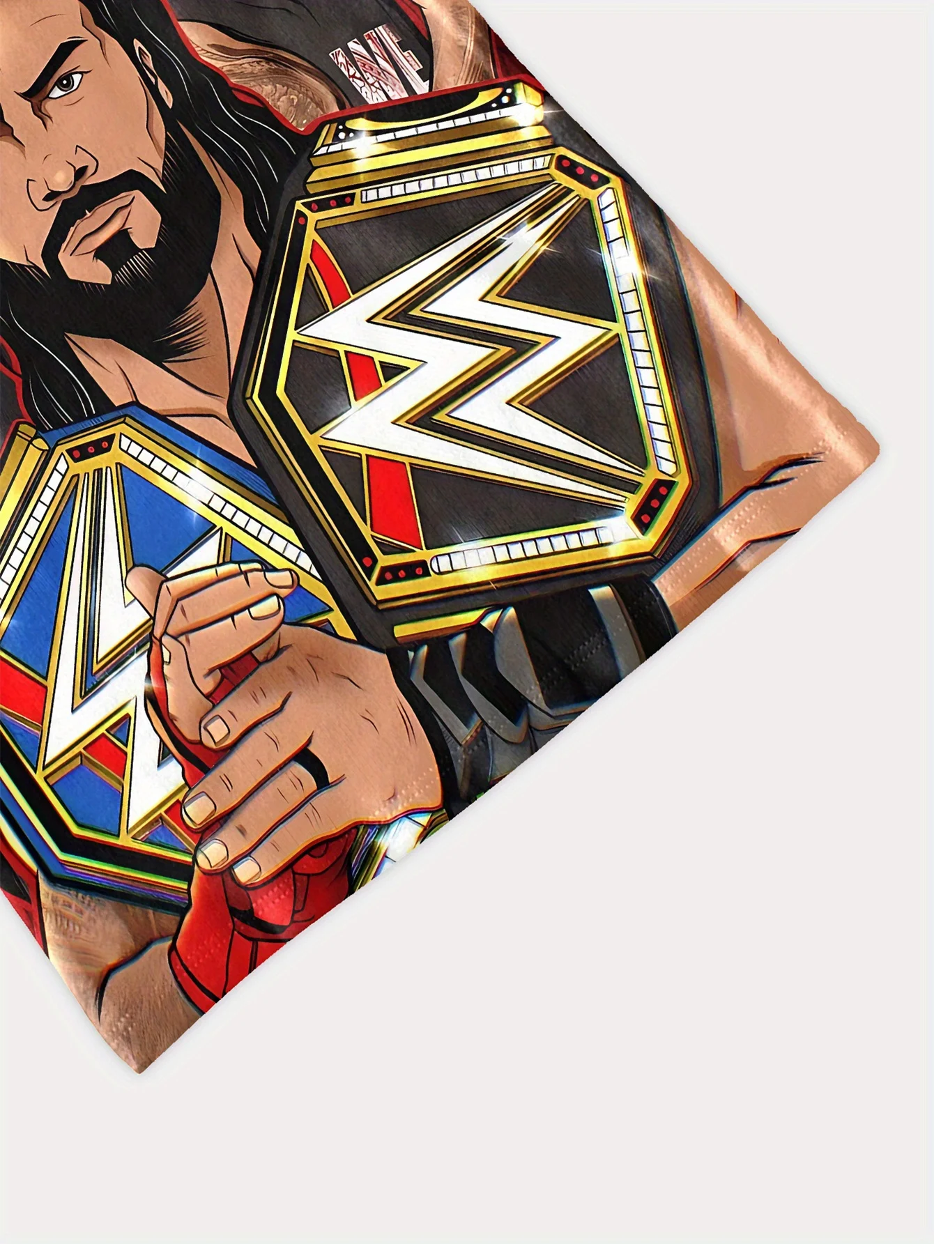 Vibrant Boys & Girls' Wrestler Graphic T-Shirt 3D Print Pattern Red and Blue Color Blocking Boys T-Shirt 3