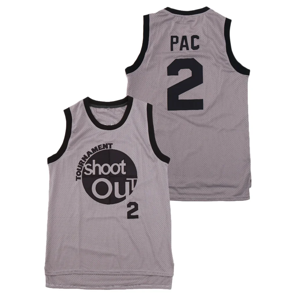 Basketball Jerseys shorts Tournament Shoot Out Birdmen 2 PAC 23 MOTAW 96 BIRDIE Sewing Embroidery Sports Outdoor Black Grey New