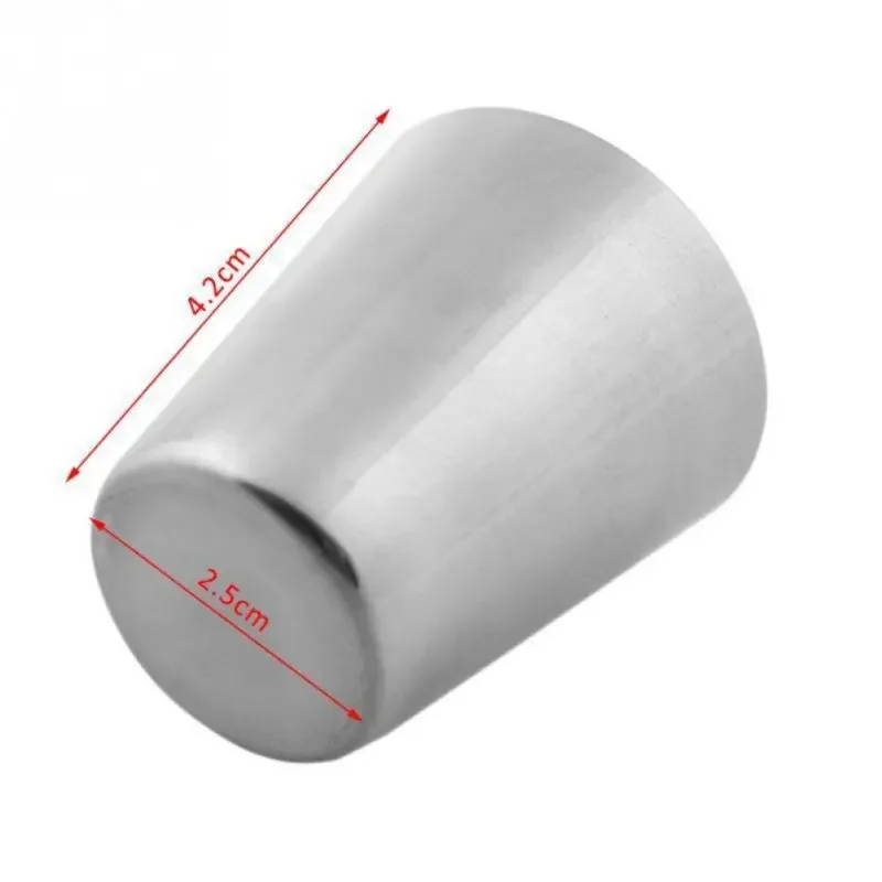 Stainless Steel Shot Glass 30/70ml stainless steel cups stainless steel cup stainless steel mug glass cup stainless steel wine glass stainless steel wine cup With Leather Case Espresso Shot Cups Barware Drinking Vessel Camping Home Restaurant Mug 6Pcs
