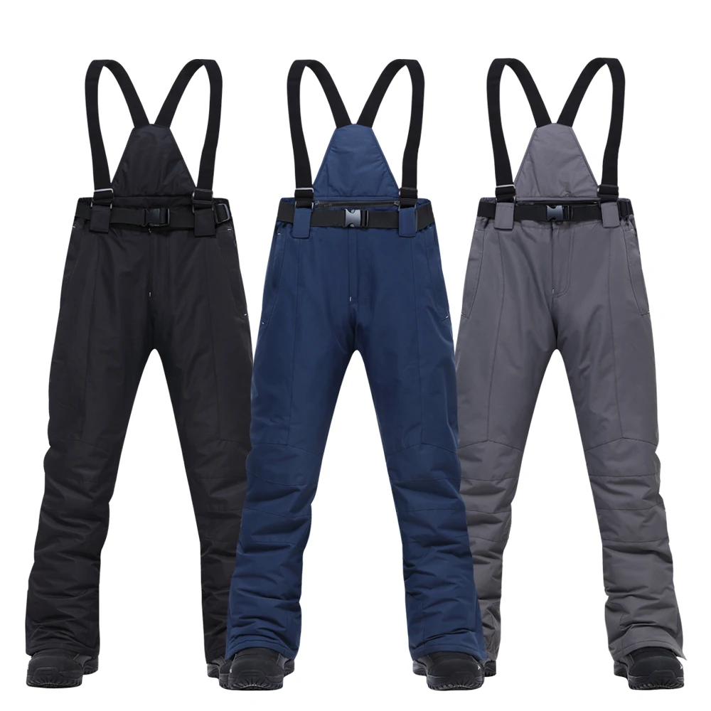 Men's Skiing Pants Warm Outdoor Working Fishing Clothes Waterproof Thinken Snow Trousers Winter Snow Snowboard Pants Men skiing pants
