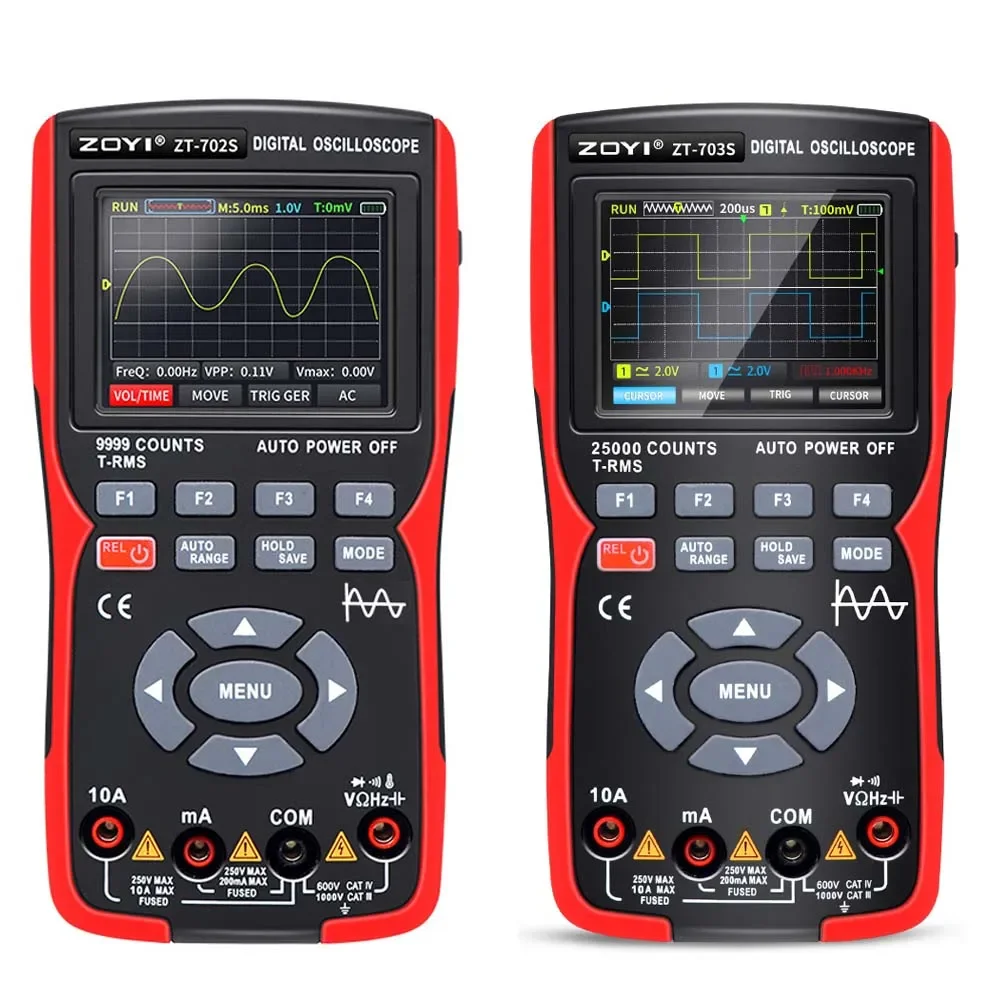 60MHz Oscilloscope Probe Kit 1X 10X Mayitr High-Accuracy Oscilloscope Multimeter Tester Leads Accessories for ZT703S oscilloscope probe
