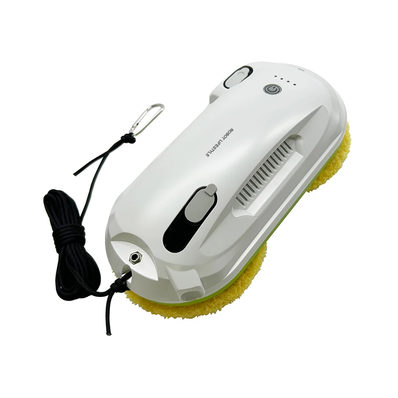 유리 클리너 로봇 창문 전기 청소 브러시, 자동 스프레이 물 앱 스마트 제어 리모컨, 듀얼 탱크 50ml 