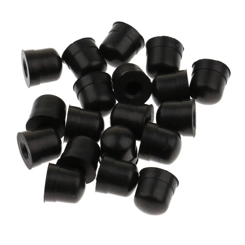 Lovoski 20x Trombone Slide Bow Rubber End Tip Bumper for Trombone Repair