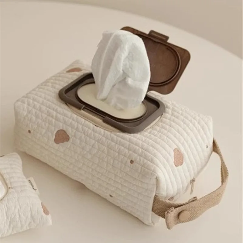 Cartoon Animal Flip Cover Tissue Boxes Wet Wipes Case Car Hanging Bag Paper Holder Storage Removable Napkin Storage Hanging Box 3