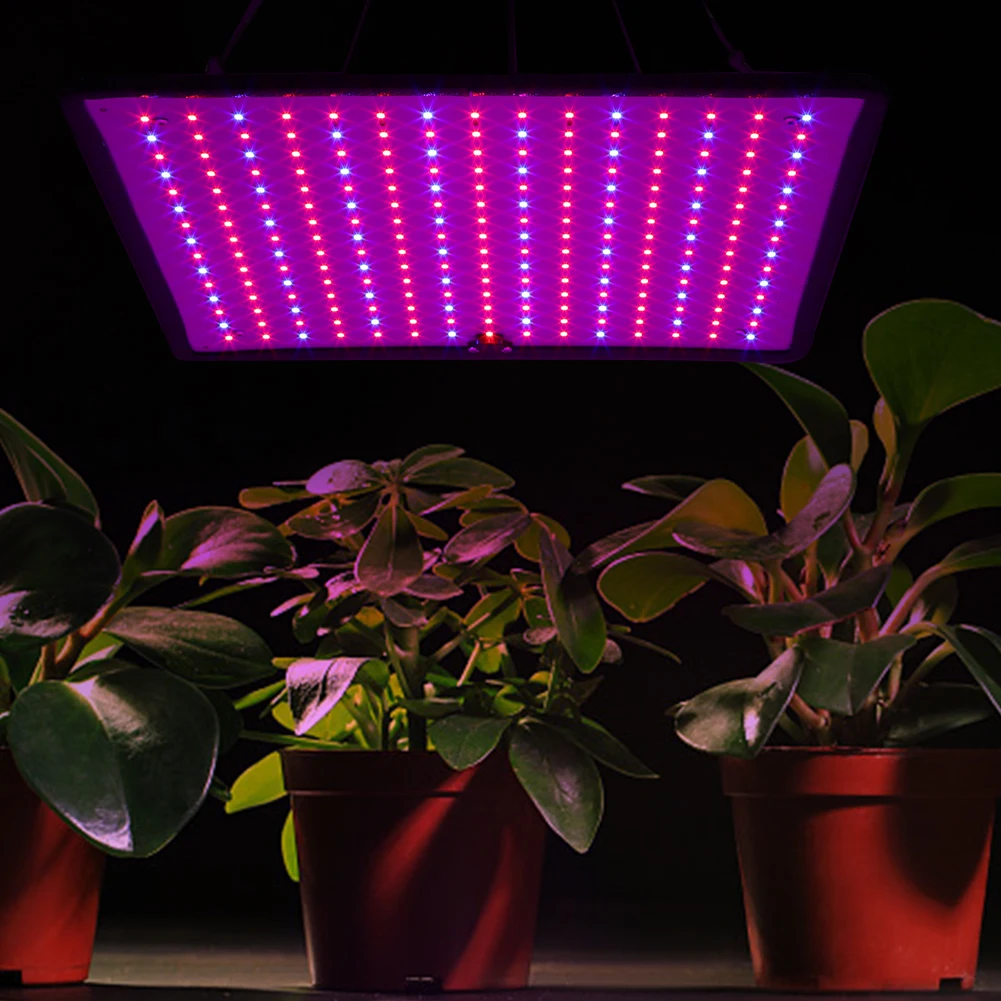 실내 원예 야채 재배 텐트용 LED 성장 조명, 레드 블루 LED, 풀 스펙트럼 성장 조명, 후크 포함, 45W
