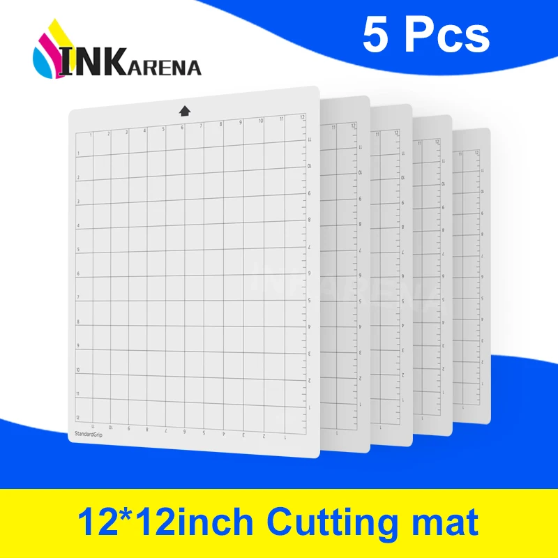 

Cutting Mat for Silhouette Cameo 3/2/1 [Standard-grip,12x12 Inch,1pack] Adhesive&Sticky Non-slip Flexible Gridded Cut Mats