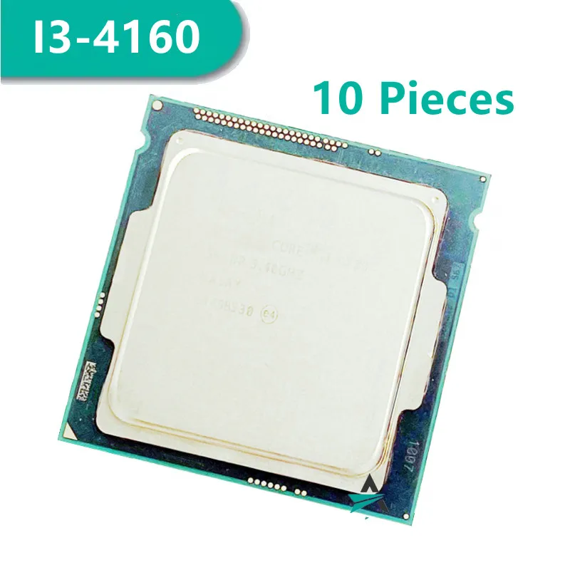 10PCS Core i3-4160 i3 4160 3.6 GHz Dual-Core Quad-Thread CPU Processor ...