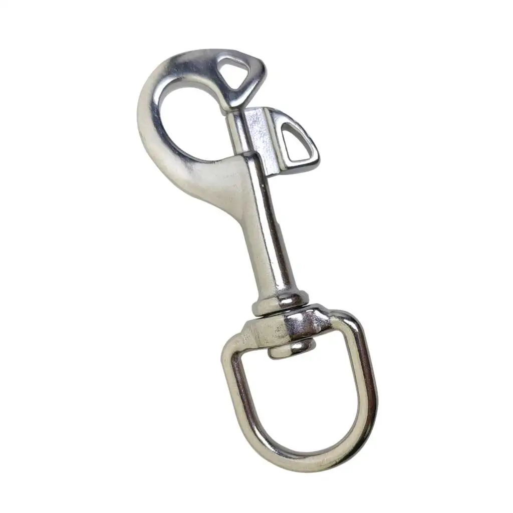 316 Stainless Steel Swivel Eye Butterfly SNAP Bolt Snap Quick Lock Diving Hook BCD Scuba Diving Accessoriess 3
