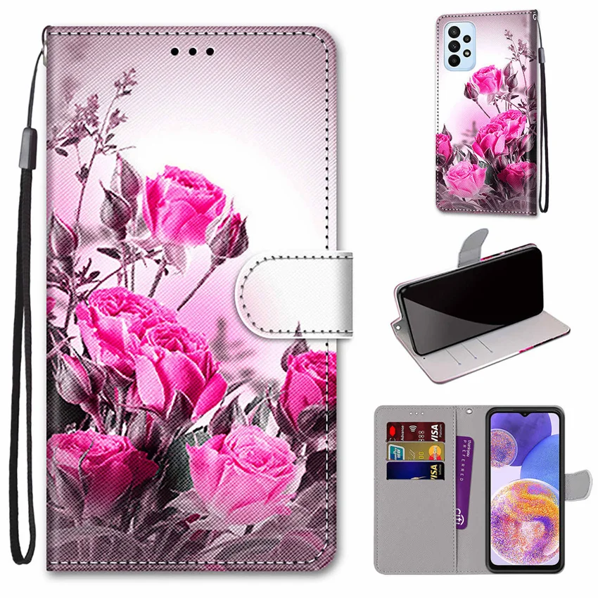 Fashion Leather Flip Case For Samsung Galaxy A50 A51 A70 A71 5G Personalized Painted Wallet Card Holder Stand Book Cover- Sb826abd2cbfc4752be1dbaadae6d4f6dc