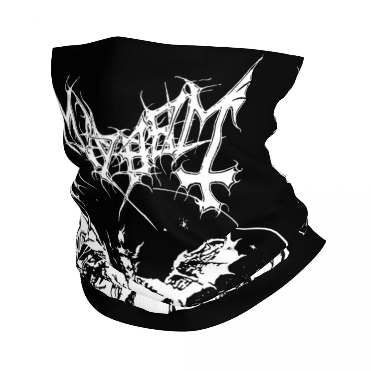 

Mayhem Death Metal Bandana Neck Gaiter Printed Music Band Balaclavas Wrap Scarf Warm Headwear Fishing Unisex Adult All Season