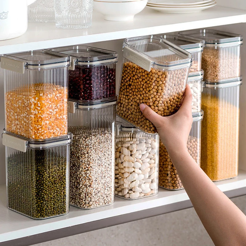 Repurposed Kitchen Organization: Use Food Storage Containers Without Lids