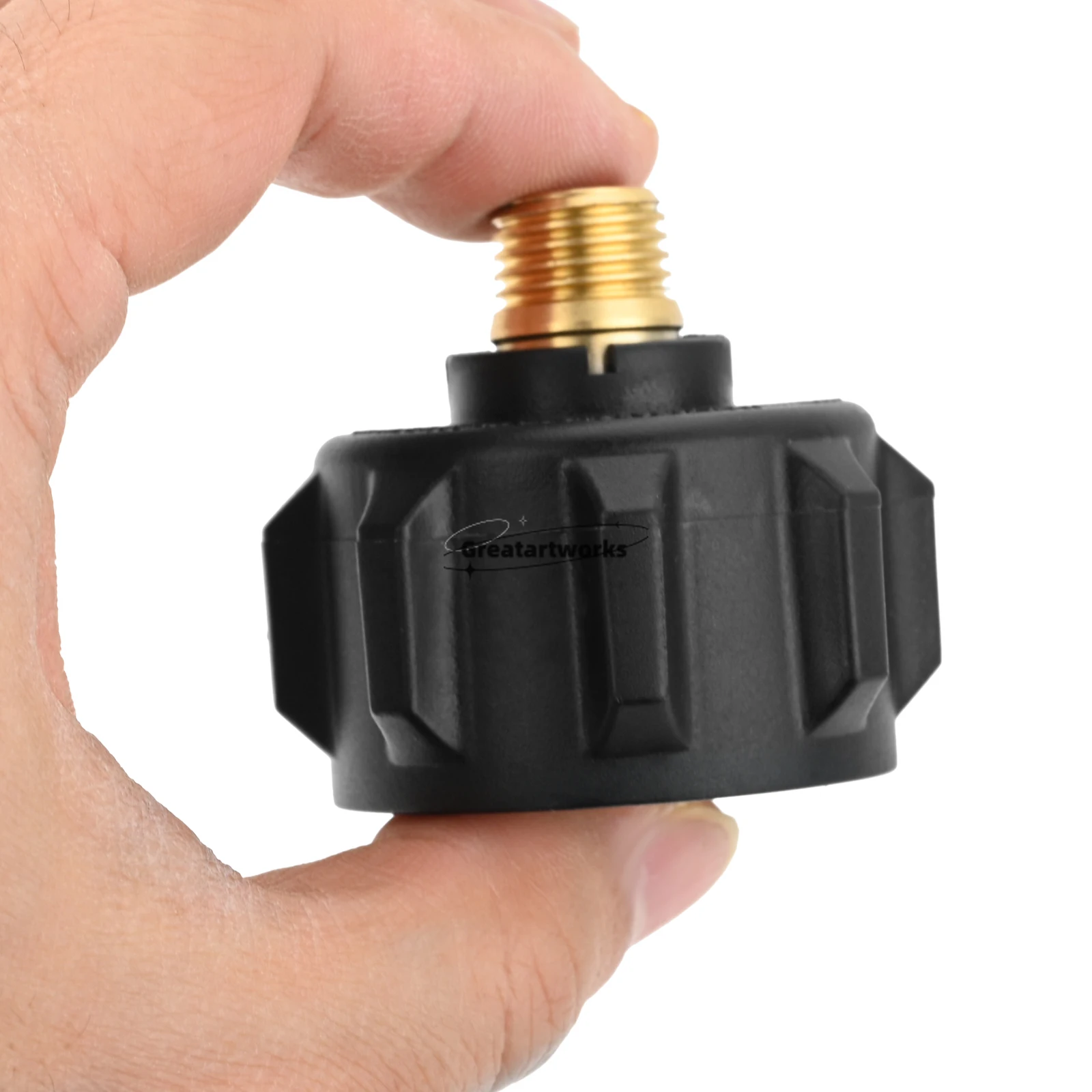 QCC1 Propane Gas Fitting 1/4 Inch Female Pipe Adapter 5 Feet High Pressure Hose 1/4" NPT Coupler Gas Grills RV Heaters Fire Pit