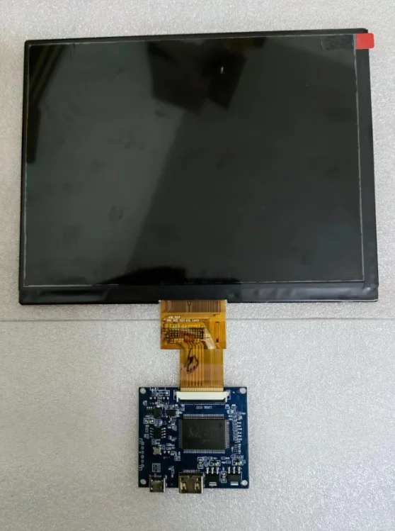 HJ080IA-01E / HJ080IA-01B / HJ080IA-01F 1024x768 LCD Screen with Driver Control Board Mini HDMI-Compatible for Raspberry Pi