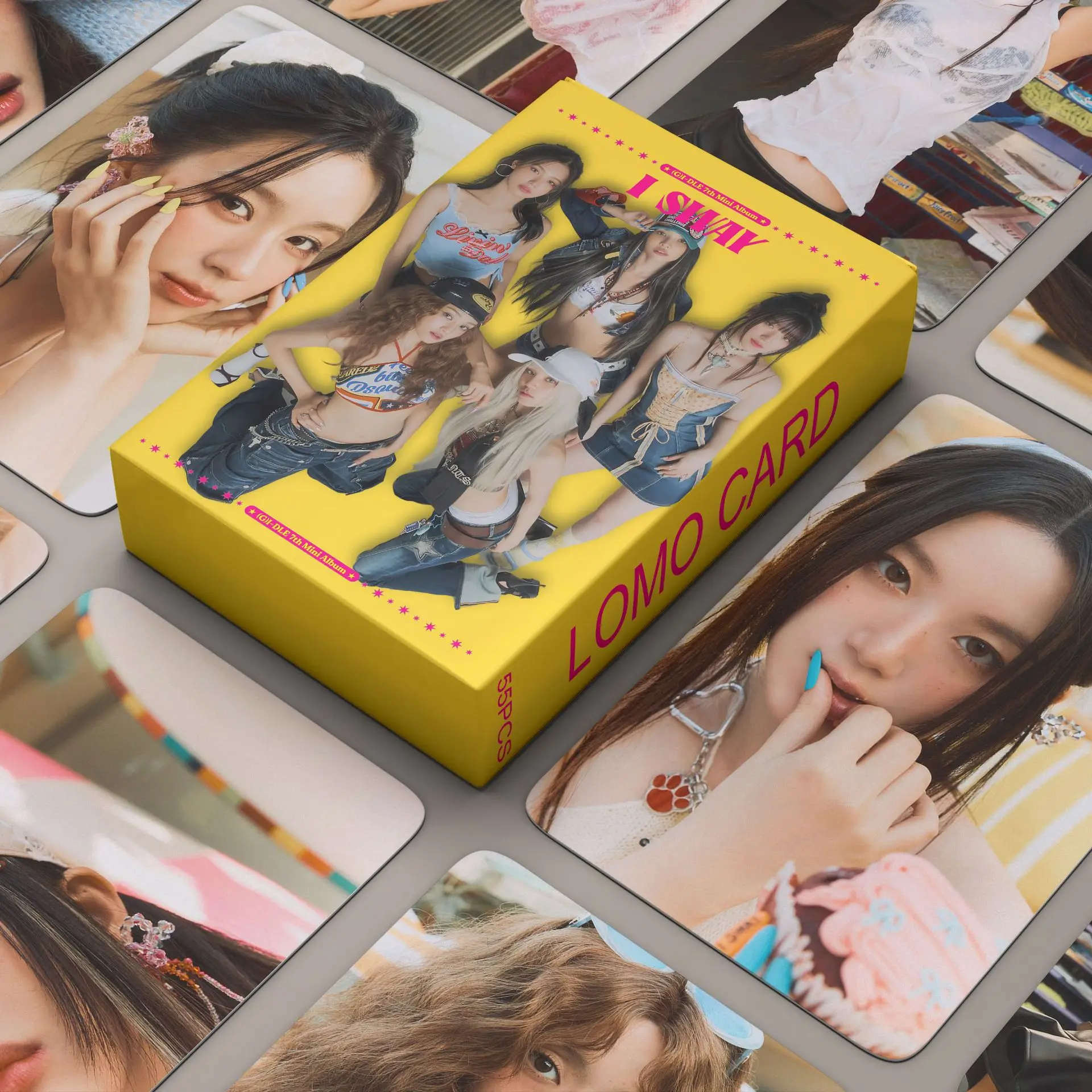 Lomo Cards 55pcs Kpop Gidle I SWAY New Album Photocards (G)I-DLE Photo Cards Postcards Fans Gift