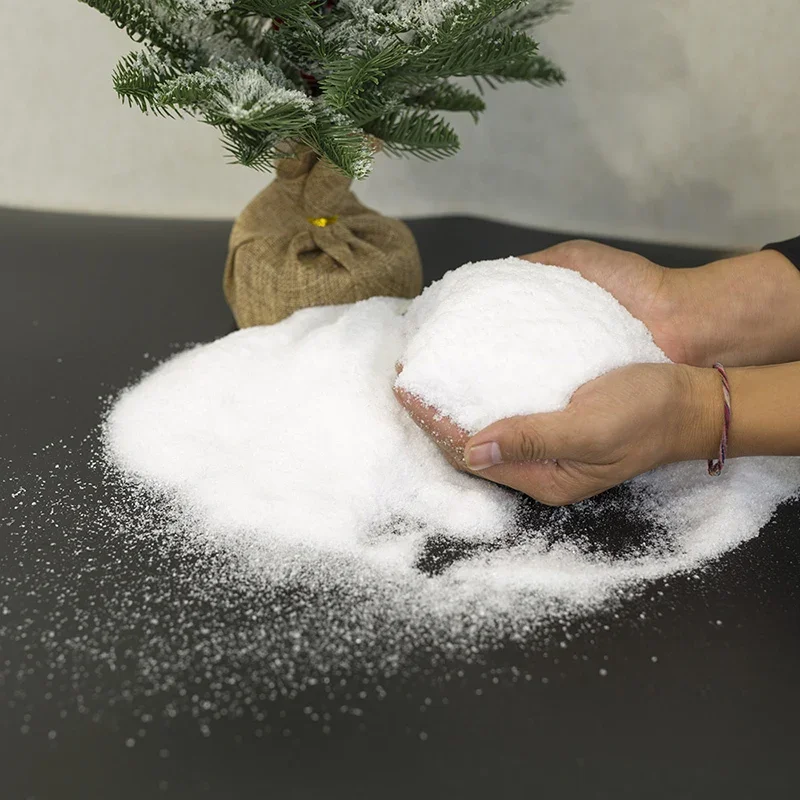 Künstliche treibende Schnee pulver gefrorene Party Schnee königin Weihnachts feier Dekoration flauschige gefälschte Schneeflocken Winter dekoration – Detail 5