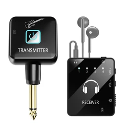 Wireless In - Ear Monitoring System with Transmitter and Lavalier Receiver (MK8)
