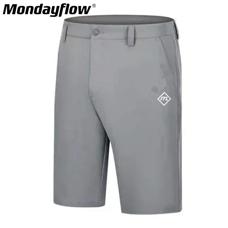 Monday Flow Men Golf Shorts Golf Man Shorts Men Sports Outdoor Lightweight Quick Dry Moisture Wicking Wear