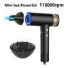 Mini Powerful Hair Dryer High Speed 110000rpm Negative Ions Brushless Blow Dryer Fast Drying Low Noise Salon Electric Blower 1