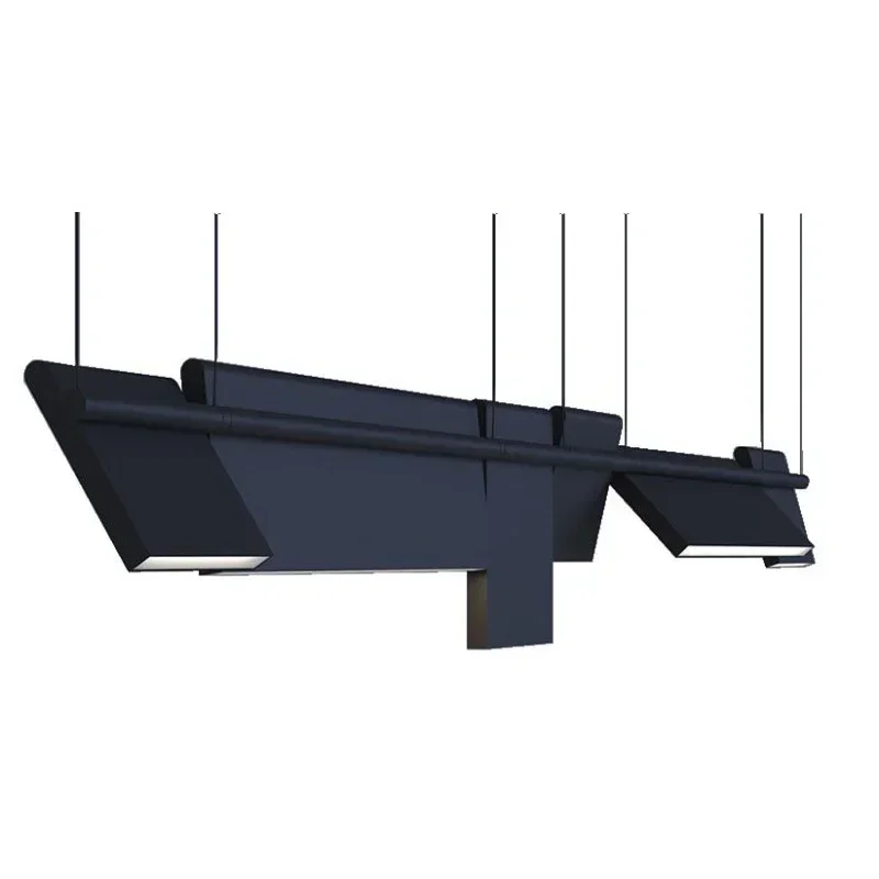 Modern Rotatable Led Chandelier Lighting Living Dining Room Pendant Lamp Home Decor Bar Office Reception Hanging Light Luminaire