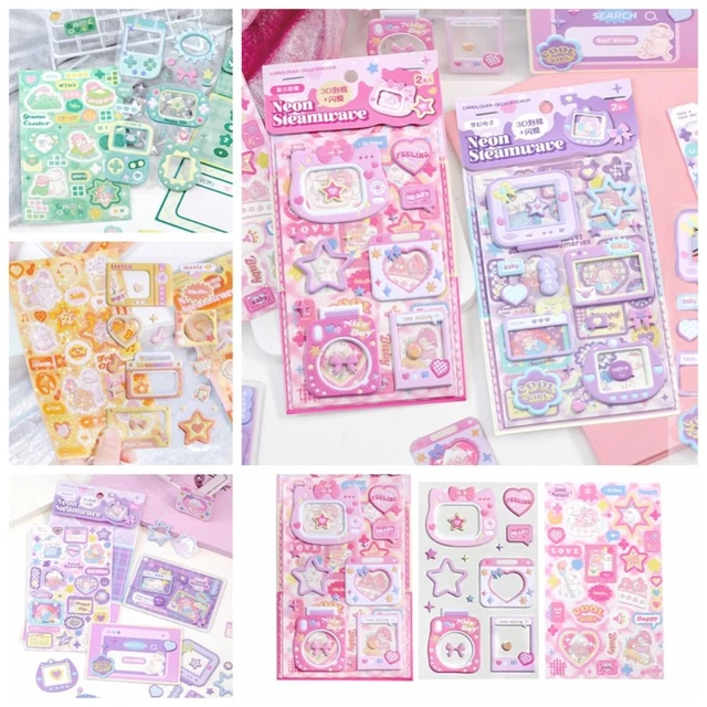 Kawaii Lovely Foam 3d Goo Card Idol Photocard Decorative - Temu