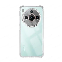 Clear Soft TPU Shockproof Case with Airbag Buffers - Full Protection Back Cover for nubia Z60S Pro (Transparent)