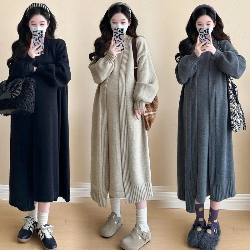 Abbigliamento premaman Autunno Set da due pezzi - immagine 3