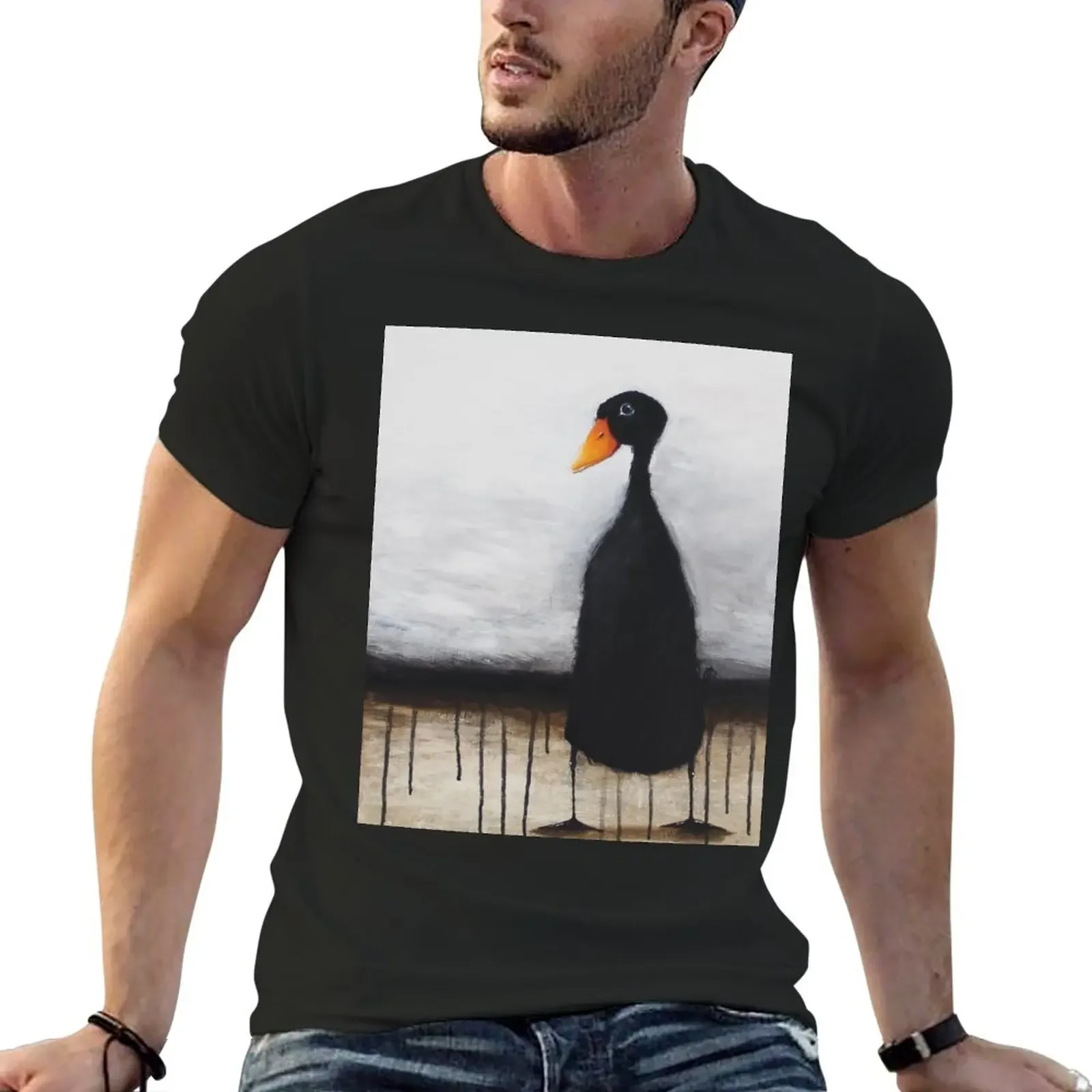 

The Black Duck T-Shirt customs design your own plus sizes sweat men graphic t shirts