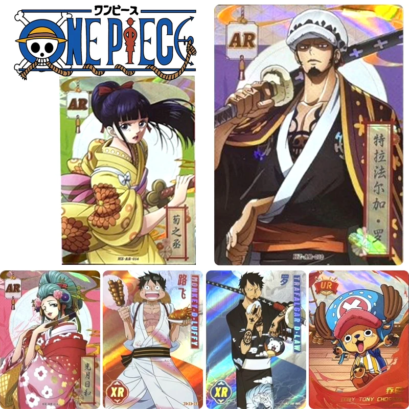 Kano One Piece Ar Xr Card Yamato Trafalgar D. Water Law Sabo Rare Collection Card Christmas Birthday Gift Game Toys