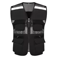 Reflective Tool Vest Summer Mesh Waistcoat