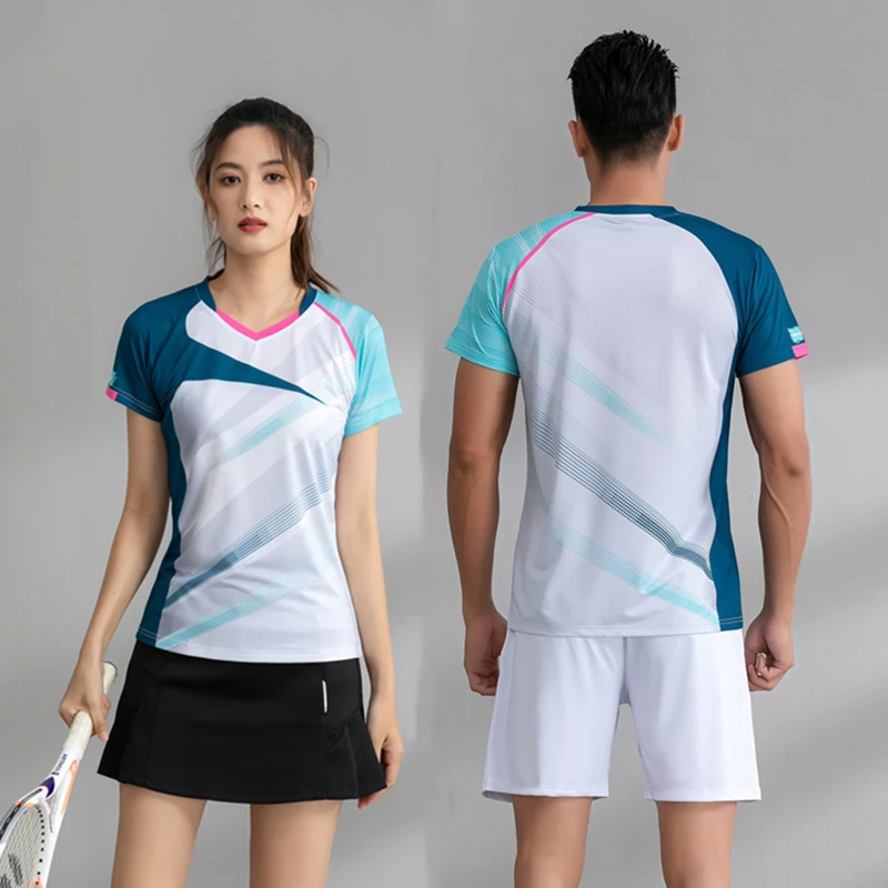 High End Tennis Shirt Women & Men Badminton Uniform Table Tennis Clothes Training T-shirt Ping Pong Skirt Sports Shorts Skorts