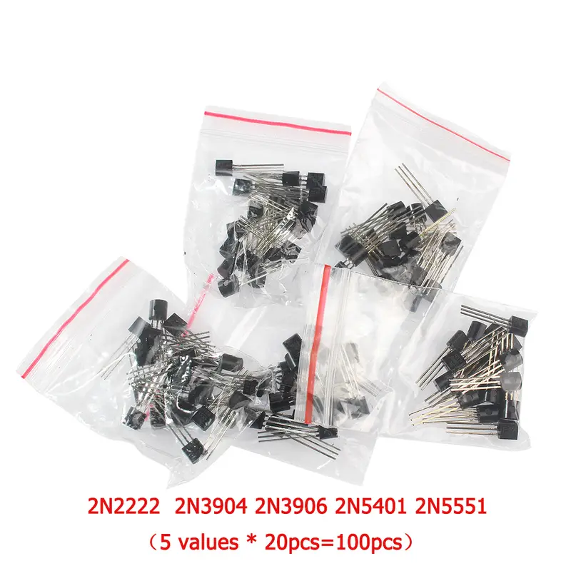 50-900PCS Transistors kit NPN PNP S8050 S8550 S9012 2N3904 2N3906 C1815 A1015 MJE13001 BC327 BC337 BC517 BC547 BC548 BC549 BC558 - Image 17