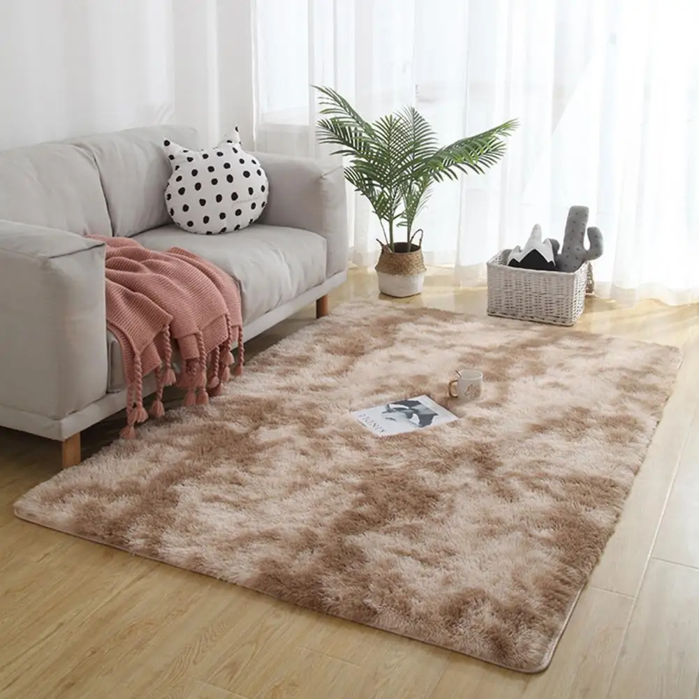 

Super Soft Rug Soft Fluffy Tie-dye Area Rug Modern Non-slip Machine Washable Floor Carpet for Room Bedroom Kids Room Plush Area