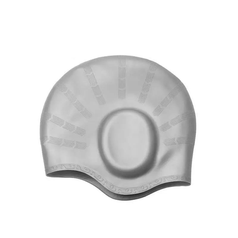 Waterproof Ear Protector Cap With No Wut Head Silicone High Quality Swimming Caps Children and Adults High Elasticity Diving Hat 6