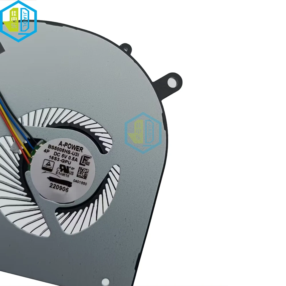 Ventilador do Refrigerador do Computador Bs5005hs-u3i 16s3-gpu Ventiladores de Refrigeração da Cpu para Msi Prestige15 P15 Titan 15 A12uc A10sc A12u A12sx Computador - Imagem 5