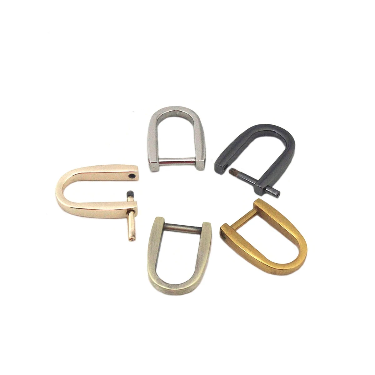 Vasemele 30 Pezzi Moschettoni per borse Fibbie Chiusura a Scatto Fibbia ad Anello a D Fibbia con Anello a D in Metallo 25mm Fibbia con Anello a D in Metallo per DIY