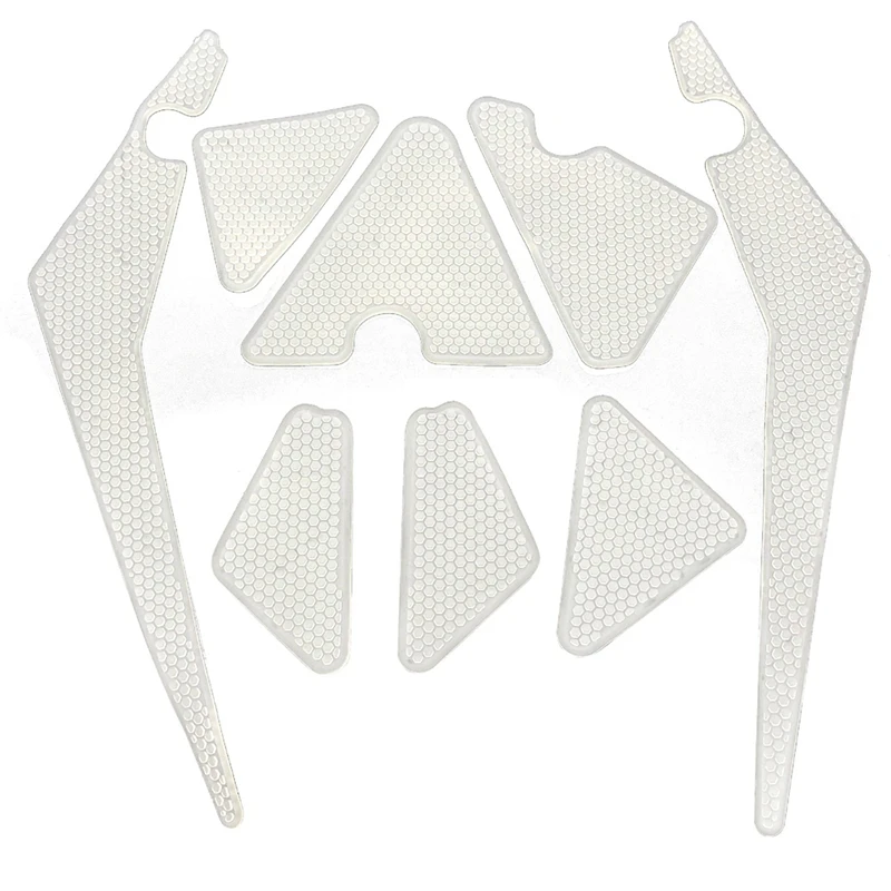 

Motorcycle Fuel Tank Anti-Skid Stickers Heat Insulation Side Stickers Fish Bone Decorative Stickers For SUZUKI RZ-Z450