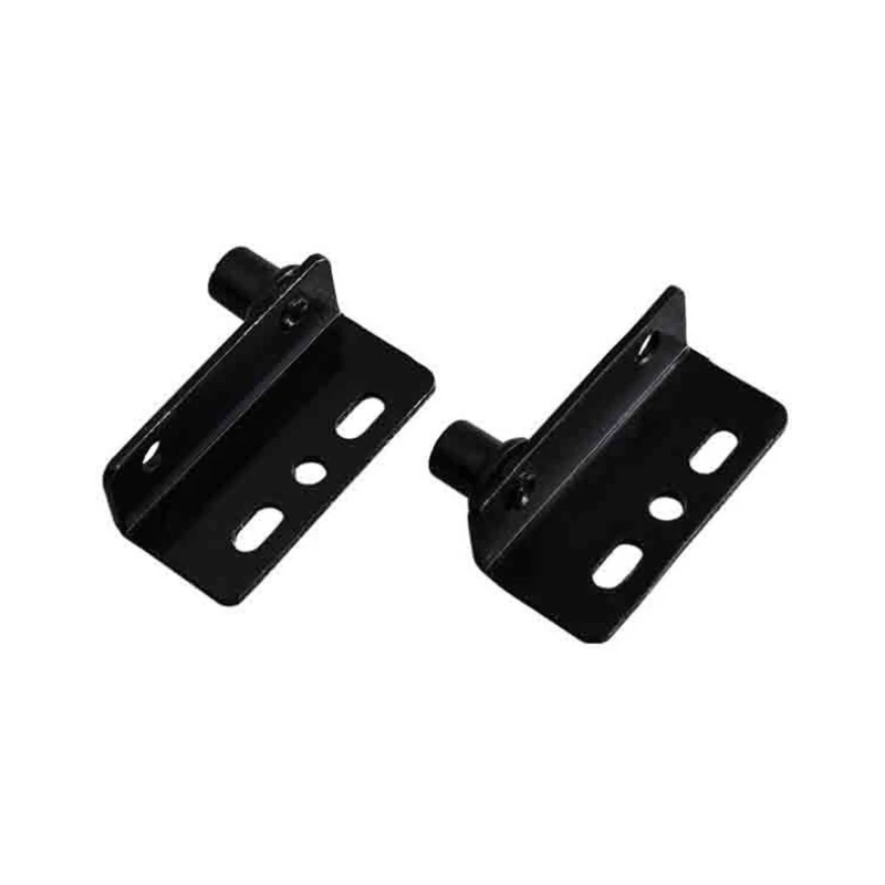 2 Pieces/set Door Pivot Hinges with Bushing Thicken Black Iron Right