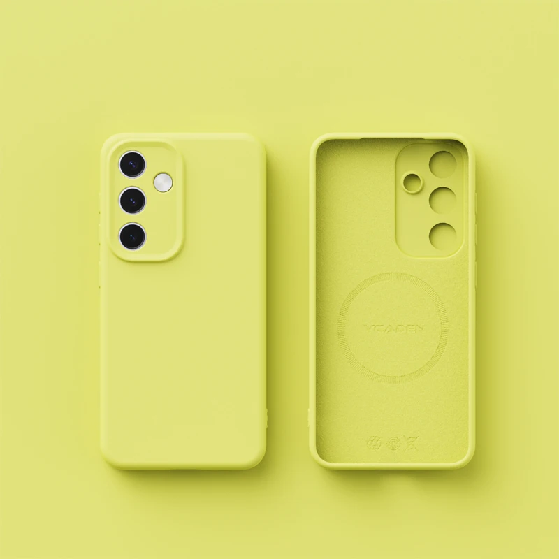 Premium Liquid Silicone Magnetic Case - Ultra Soft Shockproof Matte Candy Cover