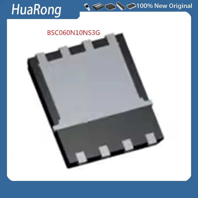 

5Pcs/Lot BSC060N10NS3G BSC060N10NS 060N10NS AON6404 100V 90A QFN-8
