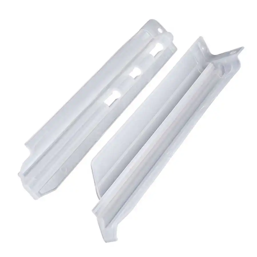 White Motorcycle Front Fork Sliders Clips Protection Guards stable performance Fit For K-awasaki KLX650 KLX250R KLX300R 