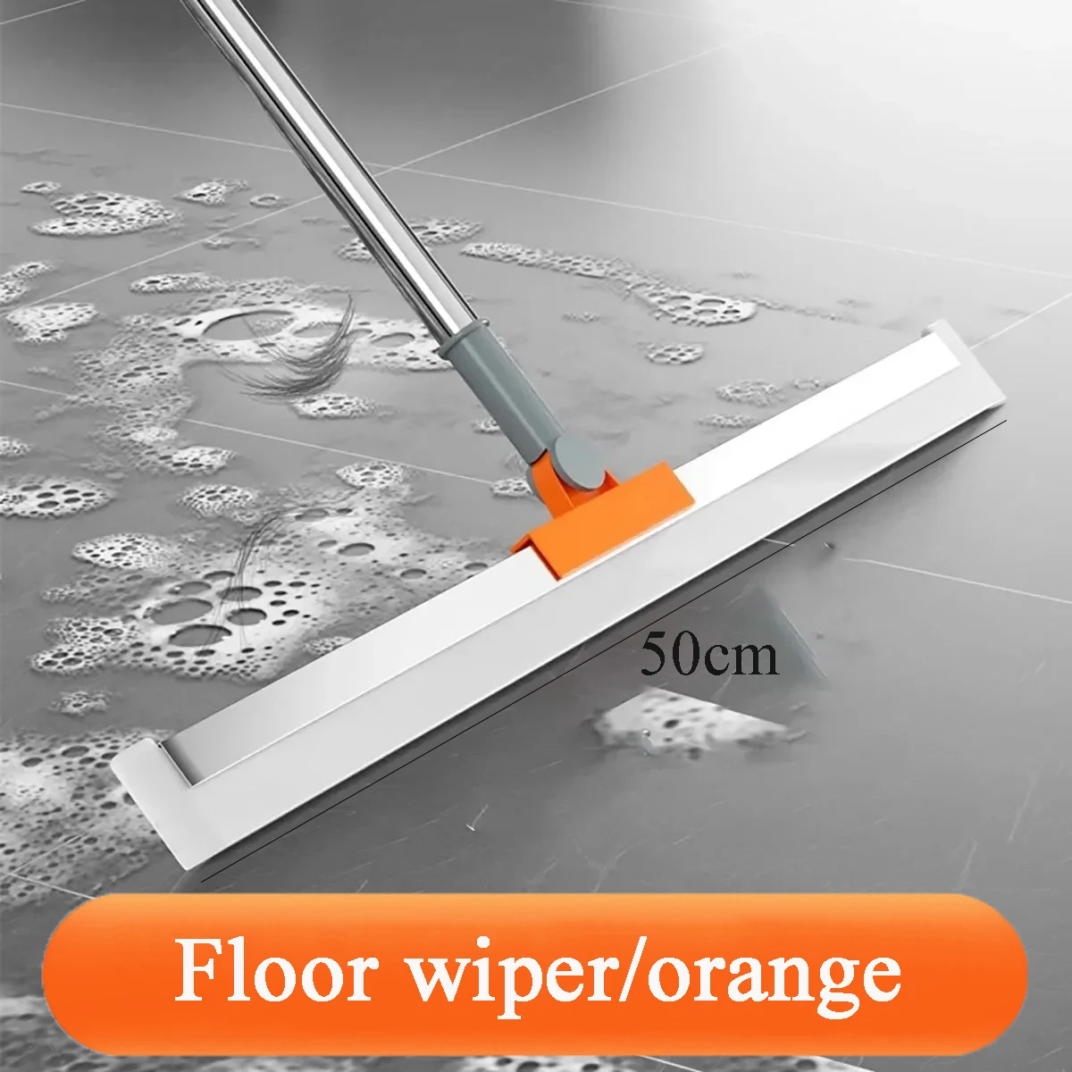 Multi-function Magic Broom - Wide Squeegee Brush With Rotating Head And Long Handle For Cleaning Tiles - View #12