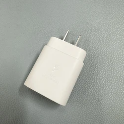 Samsung 25W Super Fast Charger with PD Type - C Adapter - White 25w US Plug