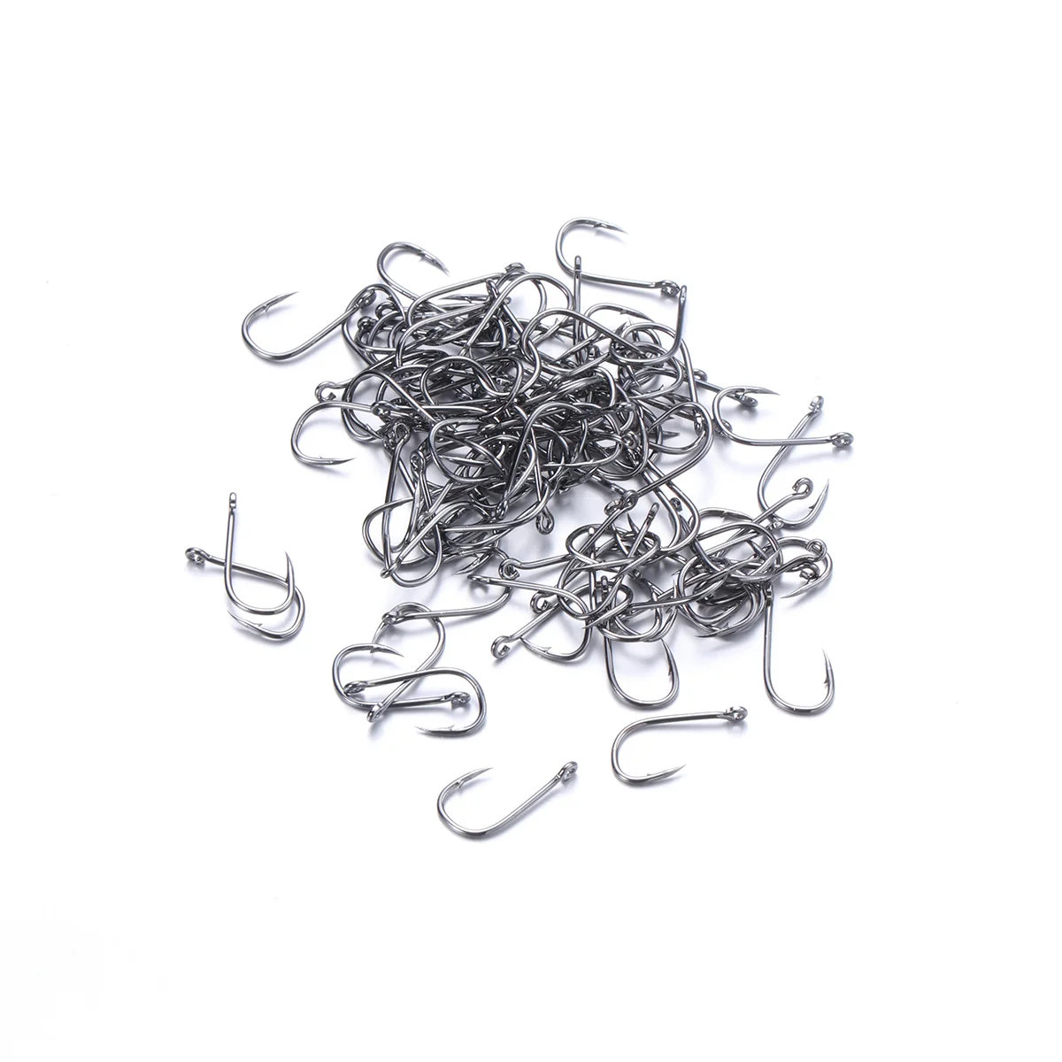 

100 PCS Fishing Tackle Lure Hook Hooks Freshwater Carp Rigs Manage and Pay Bait