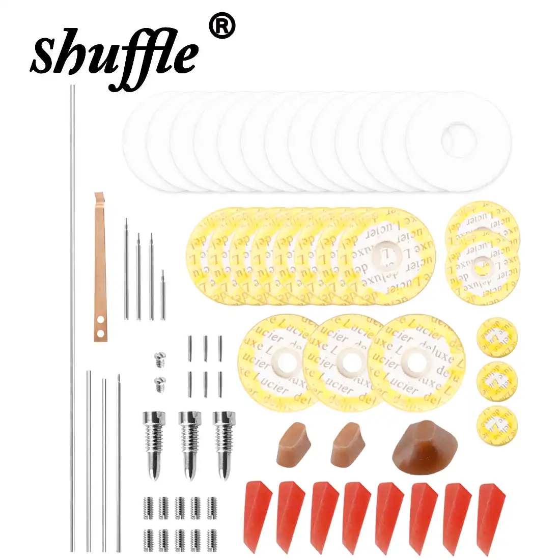 70Pcs Flute Repair Tools Set Complete Tools Wind Instrument